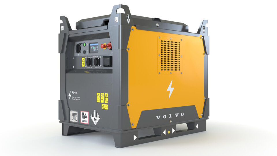 Innovative mobile charging solution PU40 from Volvo CE 02