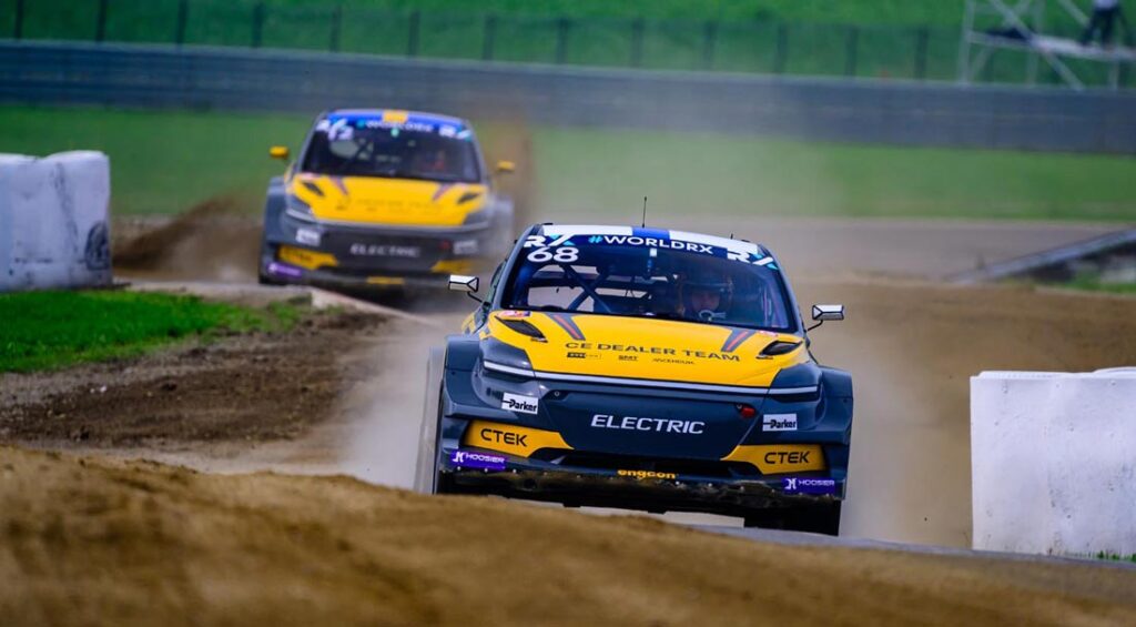 CE Dealer Team electric cars in Belgium round FIA World RX 2024